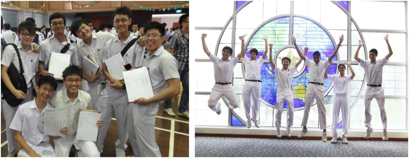 SJI boys rejoice in their strong 2012 GCE ‘O’ Level results